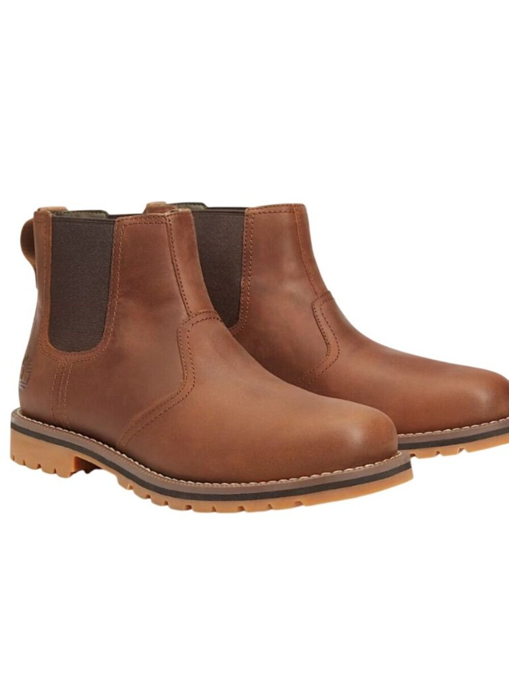 Timberland Larchmont Chelsea Boots Brown Leather Quality Size 10.5